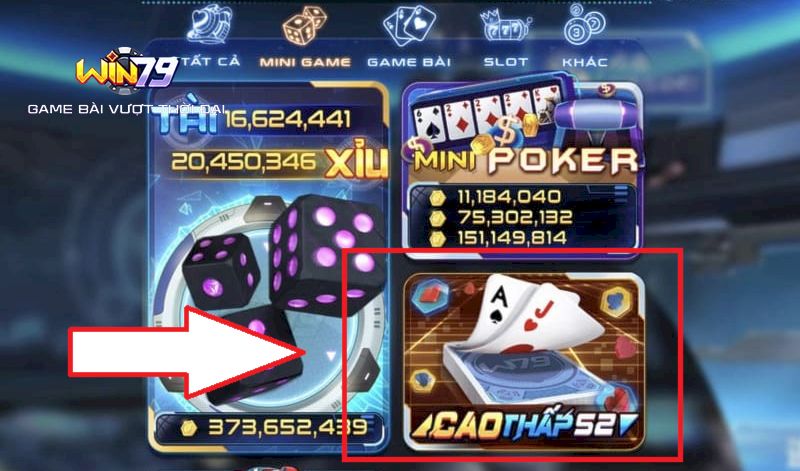 Game bài cao thấp Win79